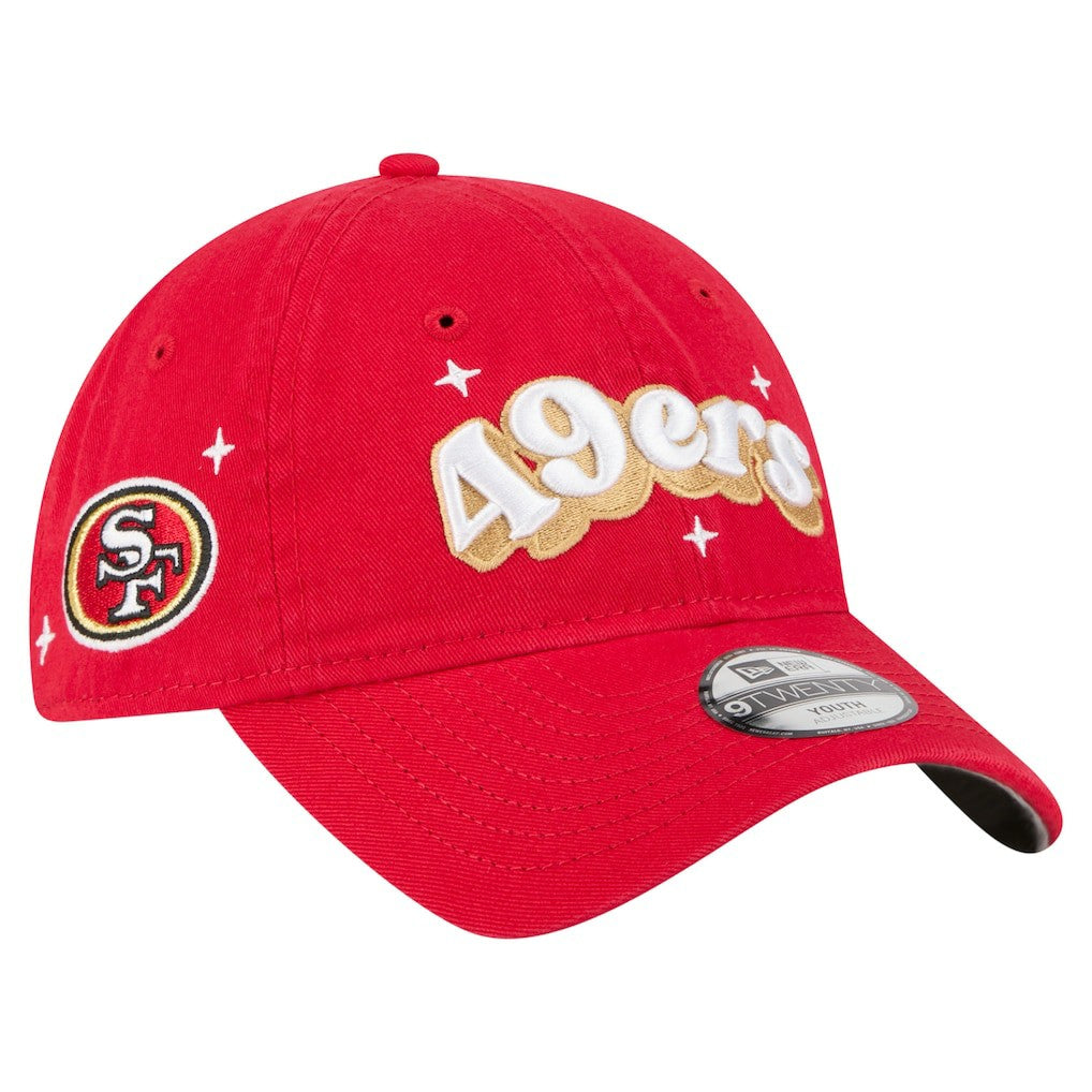 San Francisco 49ers New Era Girls Youth Cheer 9TWENTY Adjustable Hat - Scarlet online
