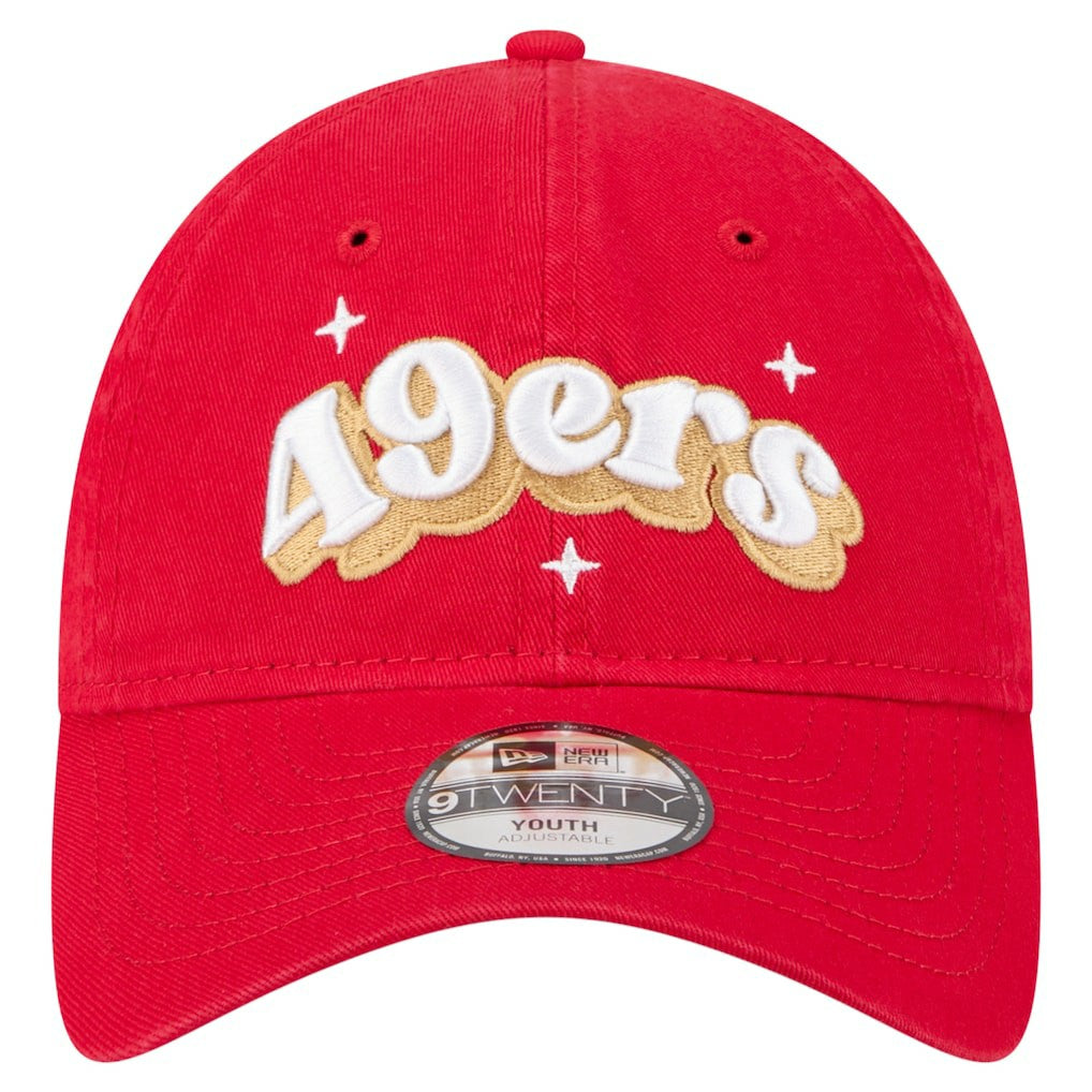 San Francisco 49ers New Era Girls Youth Cheer 9TWENTY Adjustable Hat - Scarlet online