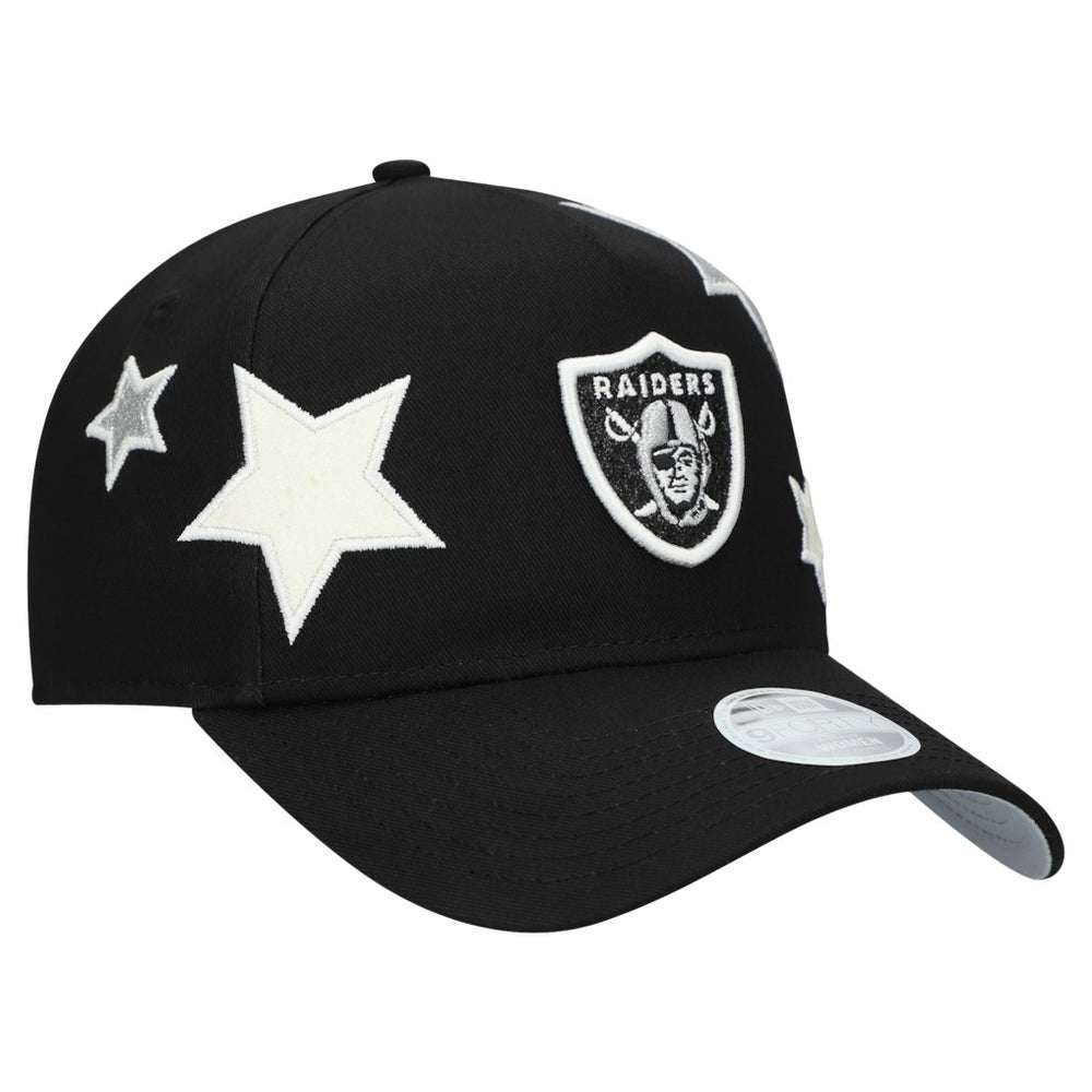 Las Vegas Raiders New Era Women's Stardom A-Frame 9FORTY Adjustable Hat - Black online
