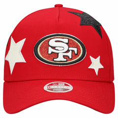 San Francisco 49ers New Era Women's Stardom A-Frame 9FORTY Adjustable Hat - Scarlet online