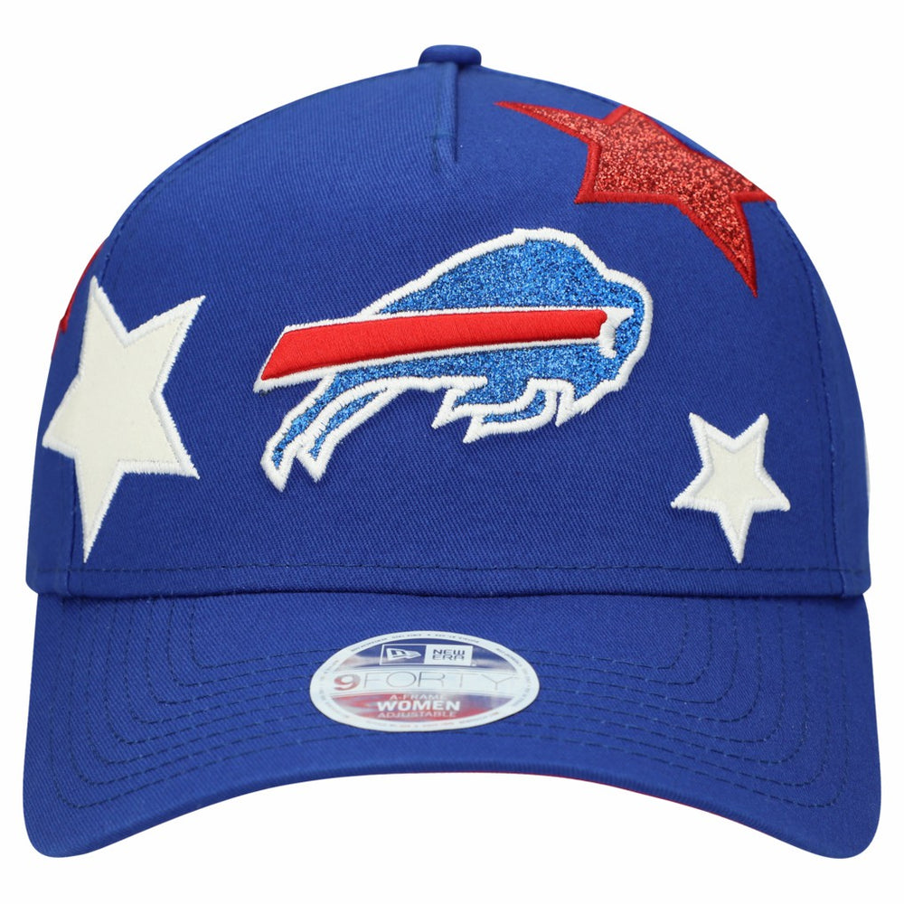 Buffalo Bills New Era Women's Stardom A-Frame 9FORTY Adjustable Hat - Royal online