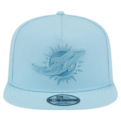 Miami Dolphins New Era Color Pack A-Frame 9FIFTY Snapback Hat - Light Blue discount