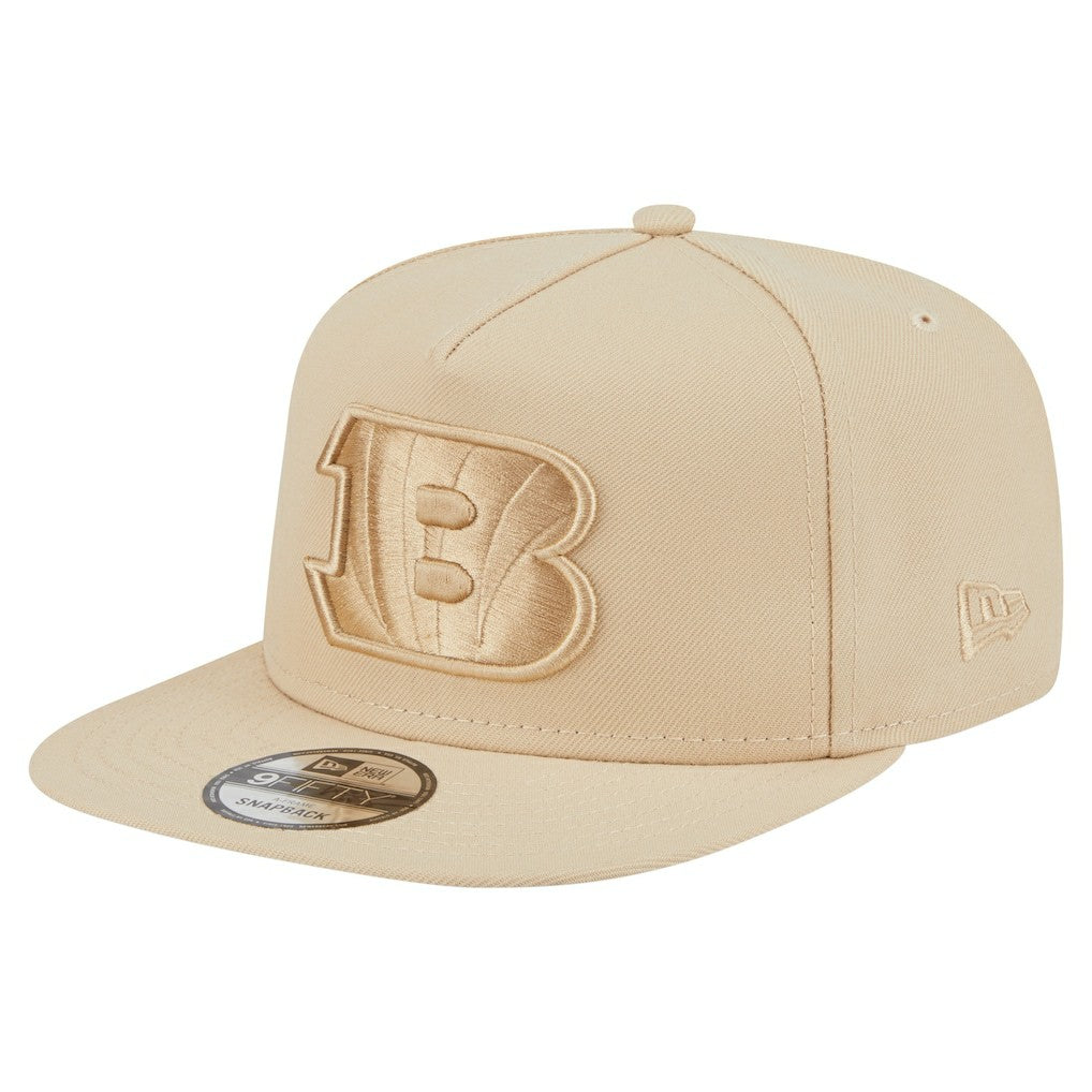 Cincinnati Bengals New Era Color Pack A-Frame 9FIFTY Snapback Hat - Light Beige cheap