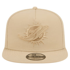 Miami Dolphins New Era Color Pack A-Frame 9FIFTY Snapback Hat - Light Beige online