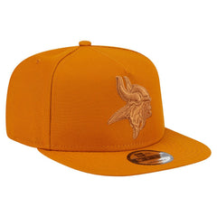 Minnesota Vikings New Era Color Pack A-Frame 9FIFTY Snapback Hat - Brown for sale