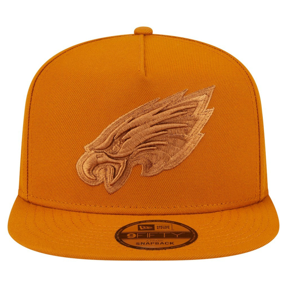 Philadelphia Eagles New Era Color Pack A-Frame 9FIFTY Snapback Hat - Brown cheap