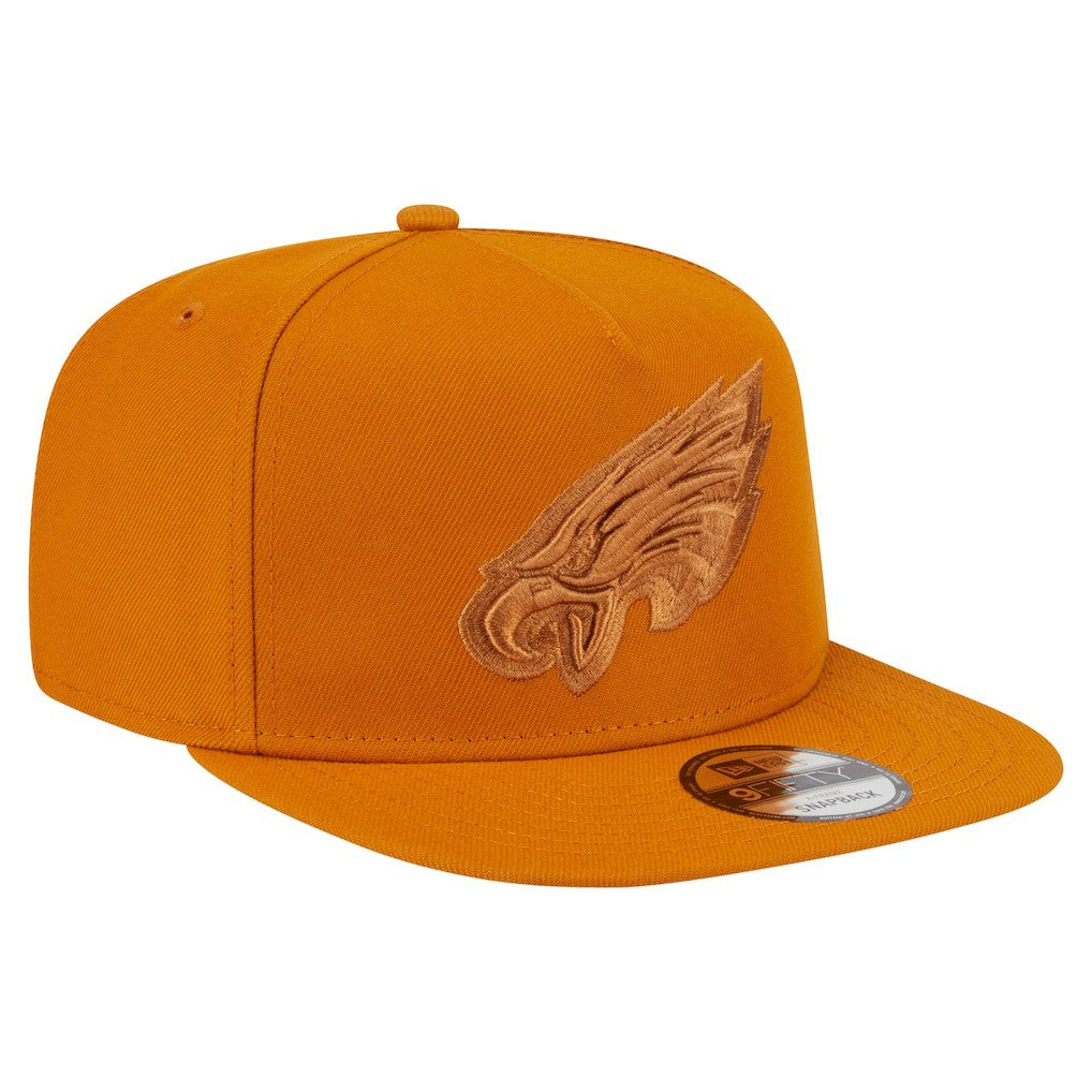 Philadelphia Eagles New Era Color Pack A-Frame 9FIFTY Snapback Hat - Brown cheap