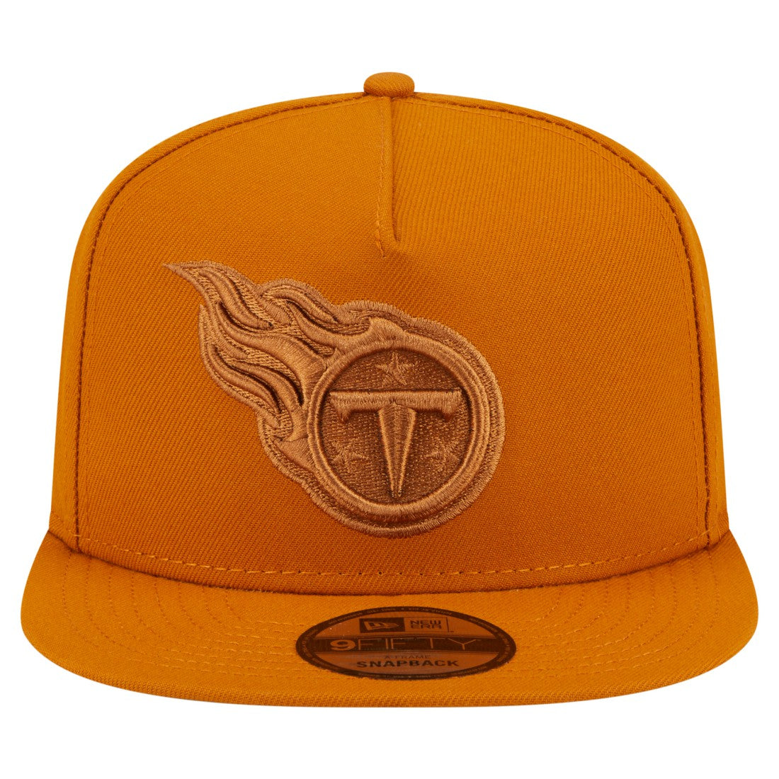 Tennessee Titans New Era Color Pack A-Frame 9FIFTY Snapback Hat - Brown online