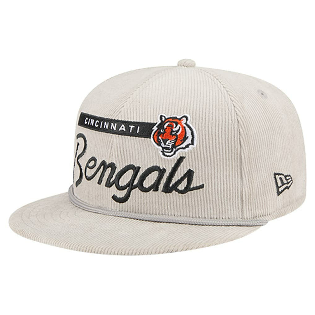 Cincinnati Bengals New Era Cord Rope Corduroy 9FIFTY Snapback Hat - Gray online