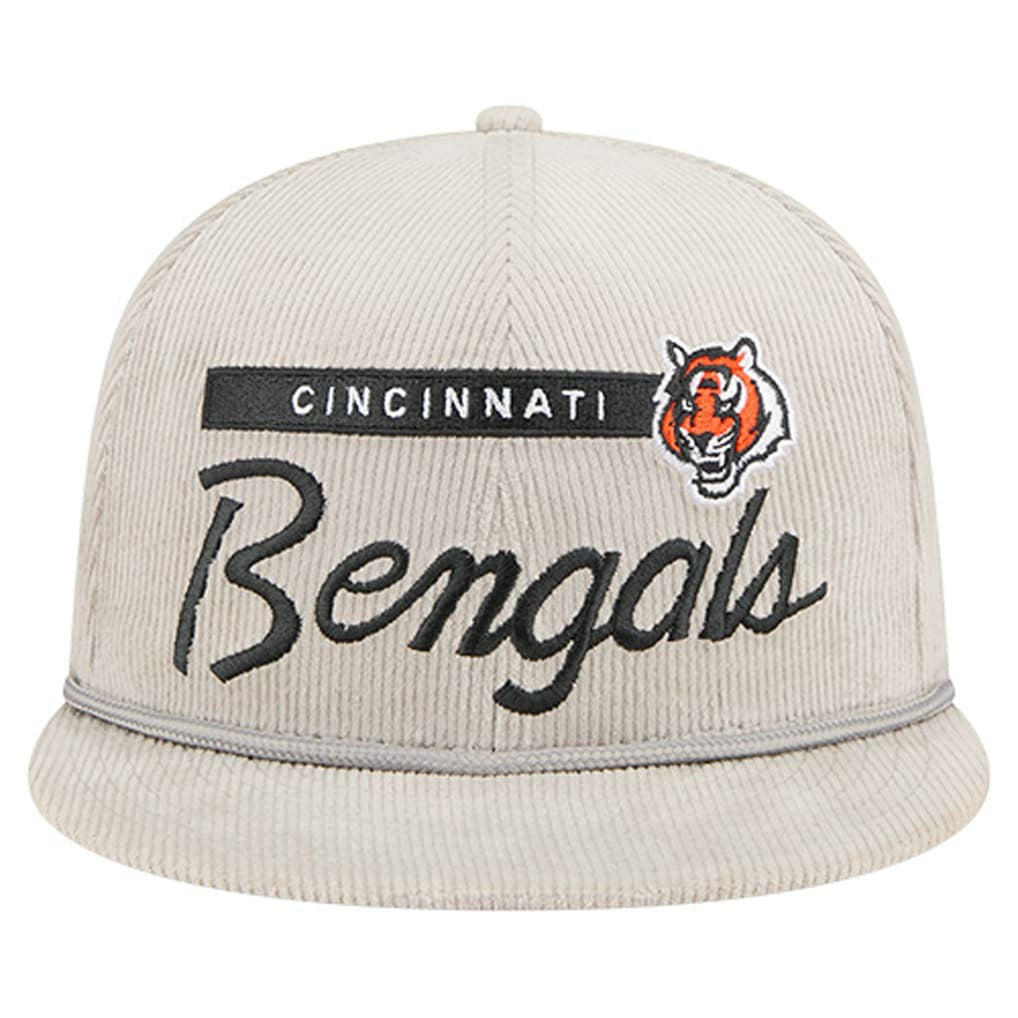 Cincinnati Bengals New Era Cord Rope Corduroy 9FIFTY Snapback Hat - Gray online