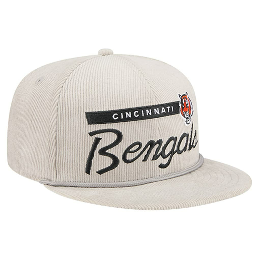 Cincinnati Bengals New Era Cord Rope Corduroy 9FIFTY Snapback Hat - Gray online