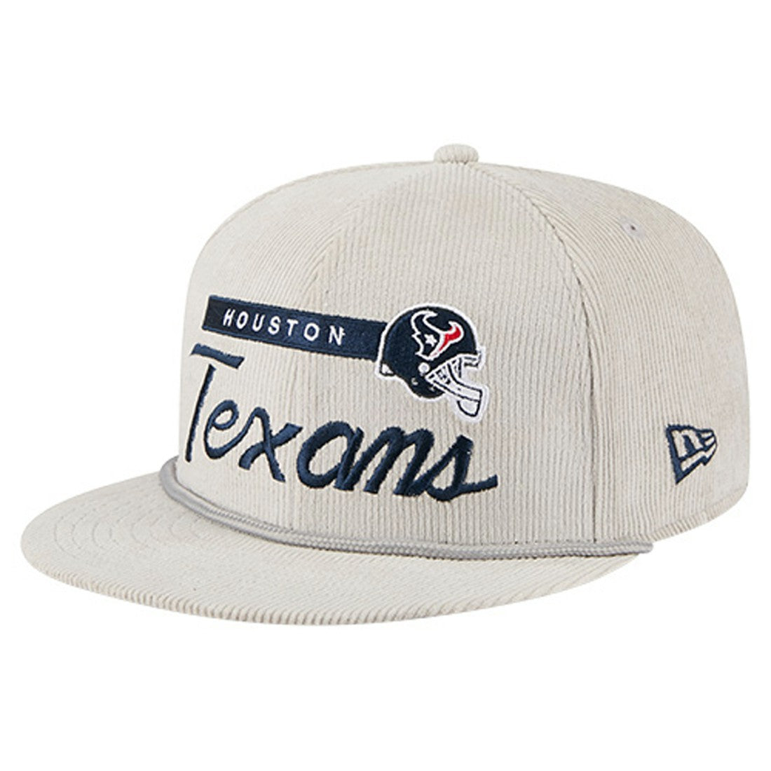 Houston Texans New Era Cord Rope Corduroy 9FIFTY Snapback Hat - Gray on sale