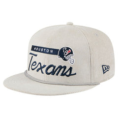 Houston Texans New Era Cord Rope Corduroy 9FIFTY Snapback Hat - Gray on sale