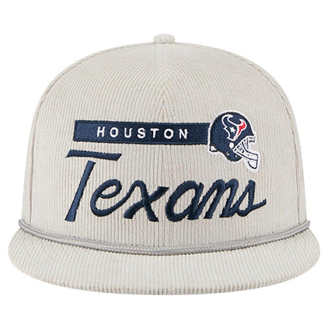 Houston Texans New Era Cord Rope Corduroy 9FIFTY Snapback Hat - Gray on sale
