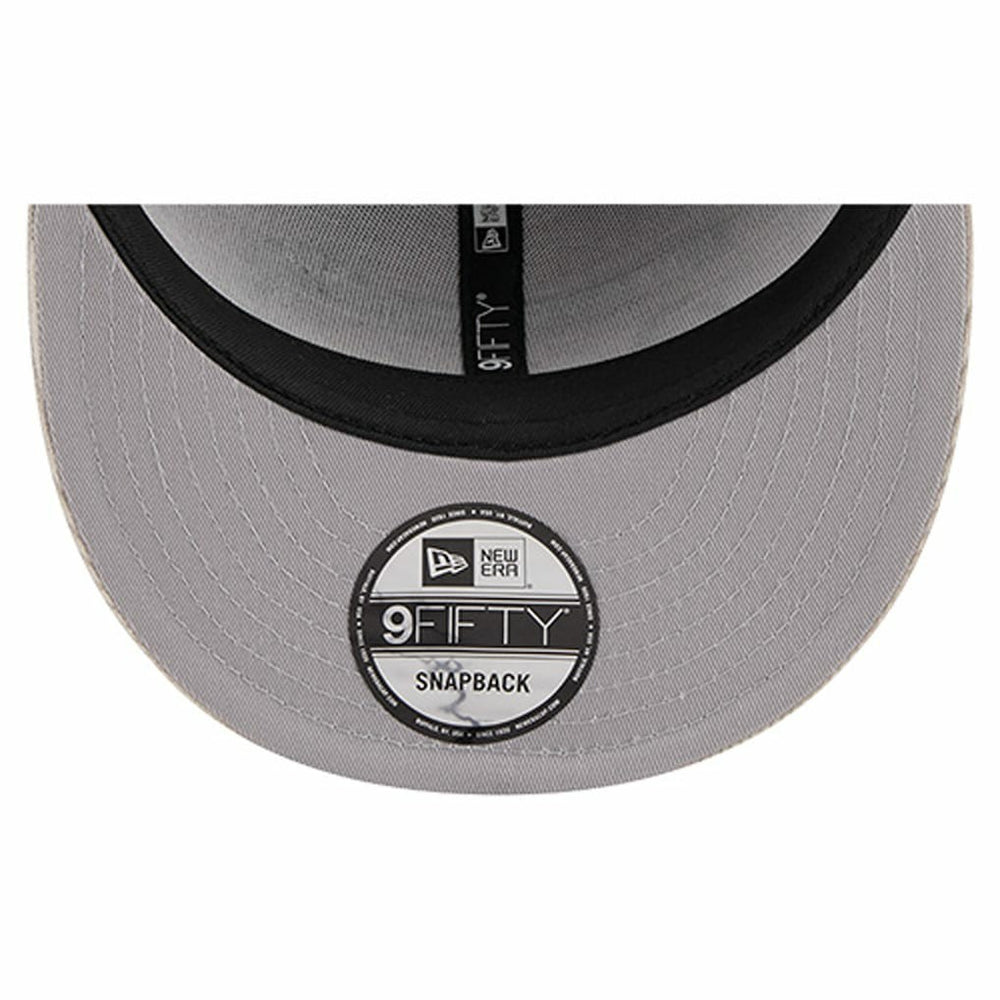 Las Vegas Raiders New Era Cord Rope Corduroy 9FIFTY Snapback Hat - Gray on sale