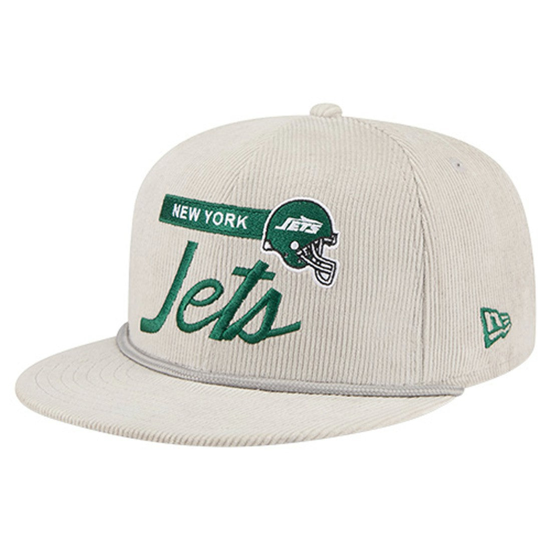 New York Jets New Era Cord Rope Corduroy 9FIFTY Snapback Hat - Gray outlet