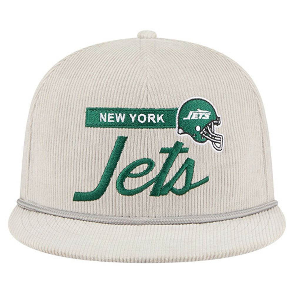 New York Jets New Era Cord Rope Corduroy 9FIFTY Snapback Hat - Gray outlet