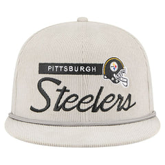 Pittsburgh Steelers New Era Cord Rope Corduroy 9FIFTY Snapback Hat - Gray cheap