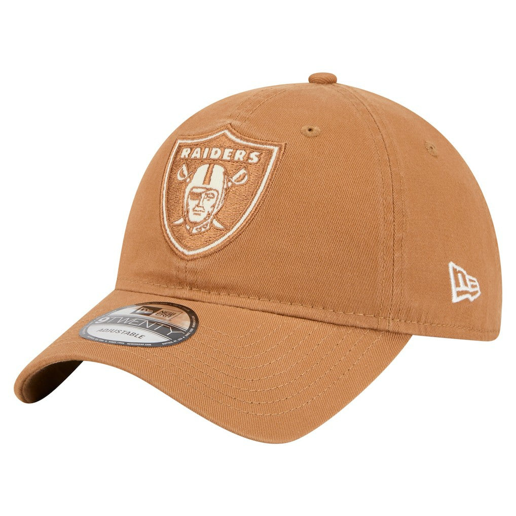 Las Vegas Raiders New Era Stamp 9TWENTY Adjustable Hat - Brown sale