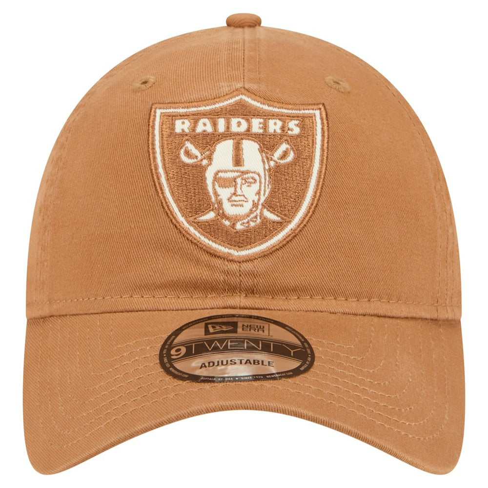 Las Vegas Raiders New Era Stamp 9TWENTY Adjustable Hat - Brown sale