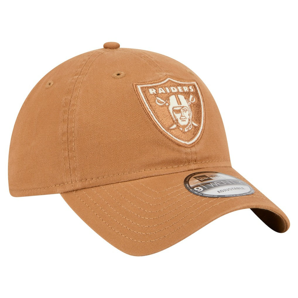 Las Vegas Raiders New Era Stamp 9TWENTY Adjustable Hat - Brown sale