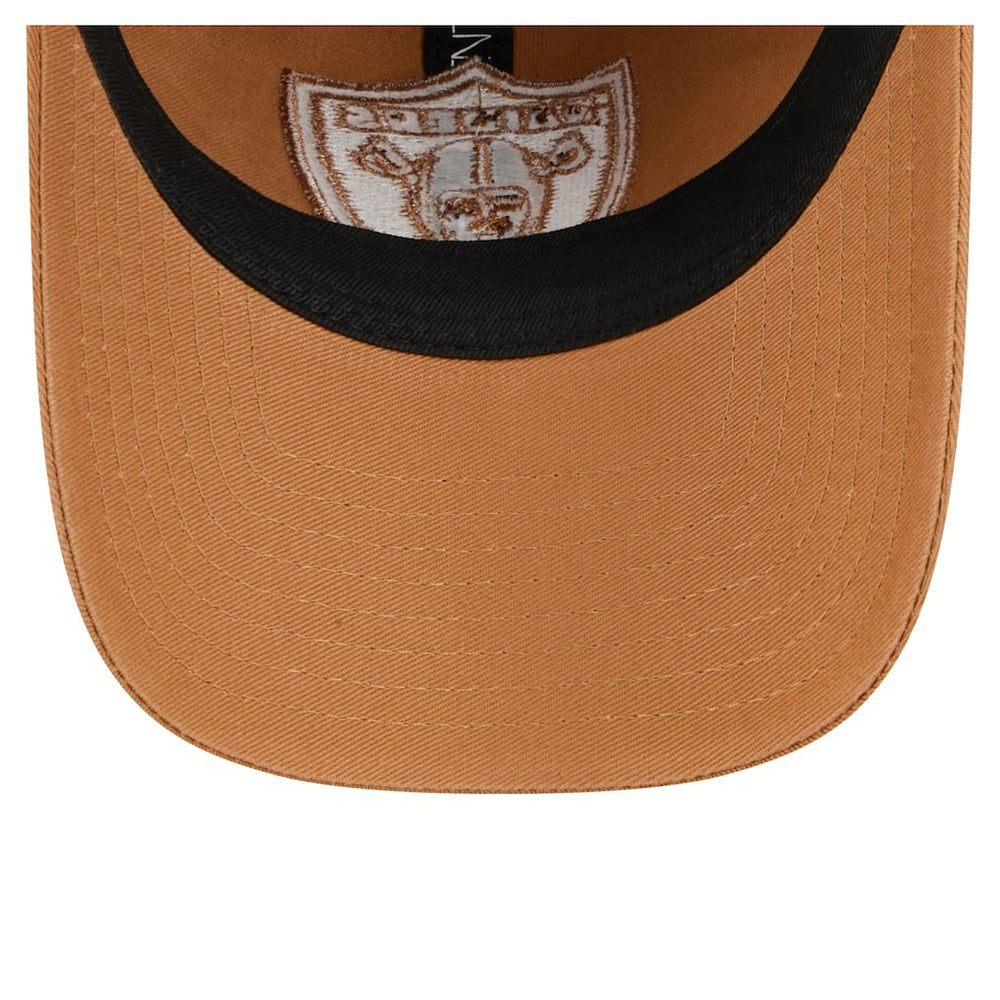 Las Vegas Raiders New Era Stamp 9TWENTY Adjustable Hat - Brown sale