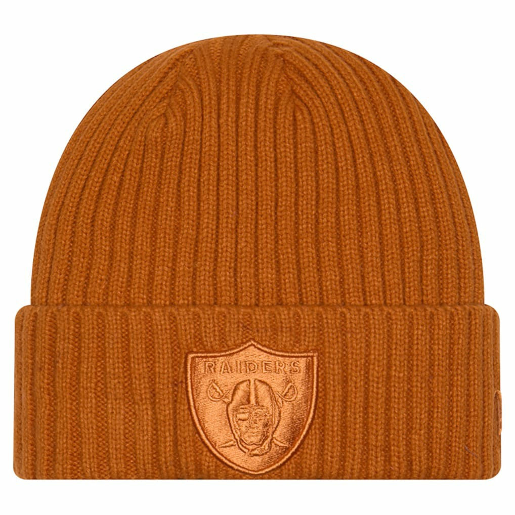 Las Vegas Raiders New Era Color Pack Cuffed Knit Hat - Brown online
