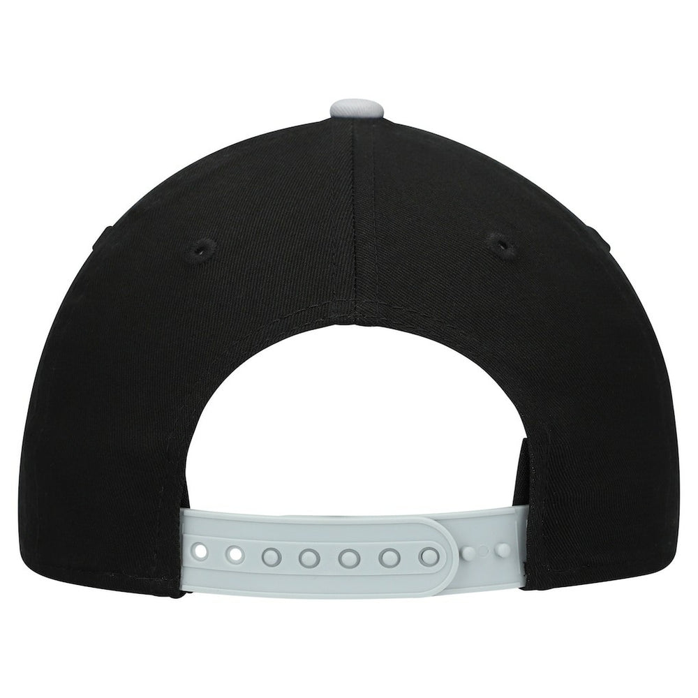 Las Vegas Raiders New Era Youth Arch COOLERA 9FORTY A-Frame Adjustable Hat - Black/Silver on sale