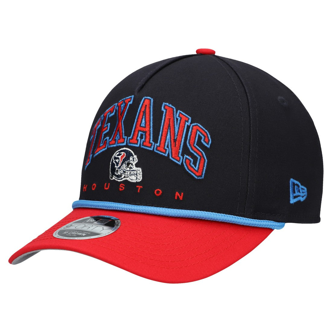 Houston Texans New Era Youth Arch COOLERA 9FORTY A-Frame Adjustable Hat - Navy/Red sale