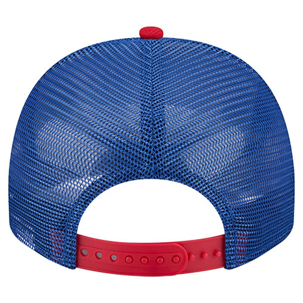New York Giants New Era Youth Banner 9FIFTY A-Frame Adjustable Trucker Hat - Cream/Royal online