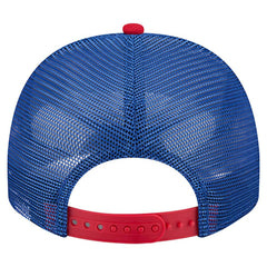 New York Giants New Era Youth Banner 9FIFTY A-Frame Adjustable Trucker Hat - Cream/Royal online