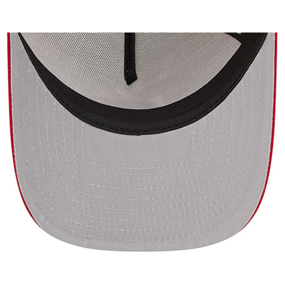 San Francisco 49ers New Era Youth Banner 9FIFTY A-Frame Adjustable Trucker Hat - Cream/Scarlet discount