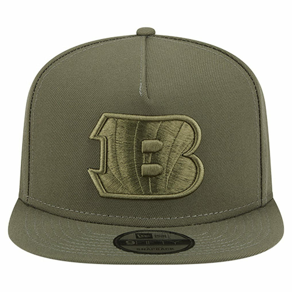 Cincinnati Bengals New Era Youth Color Pack A-Frame 9FIFTY Snapback Hat - Olive cheap