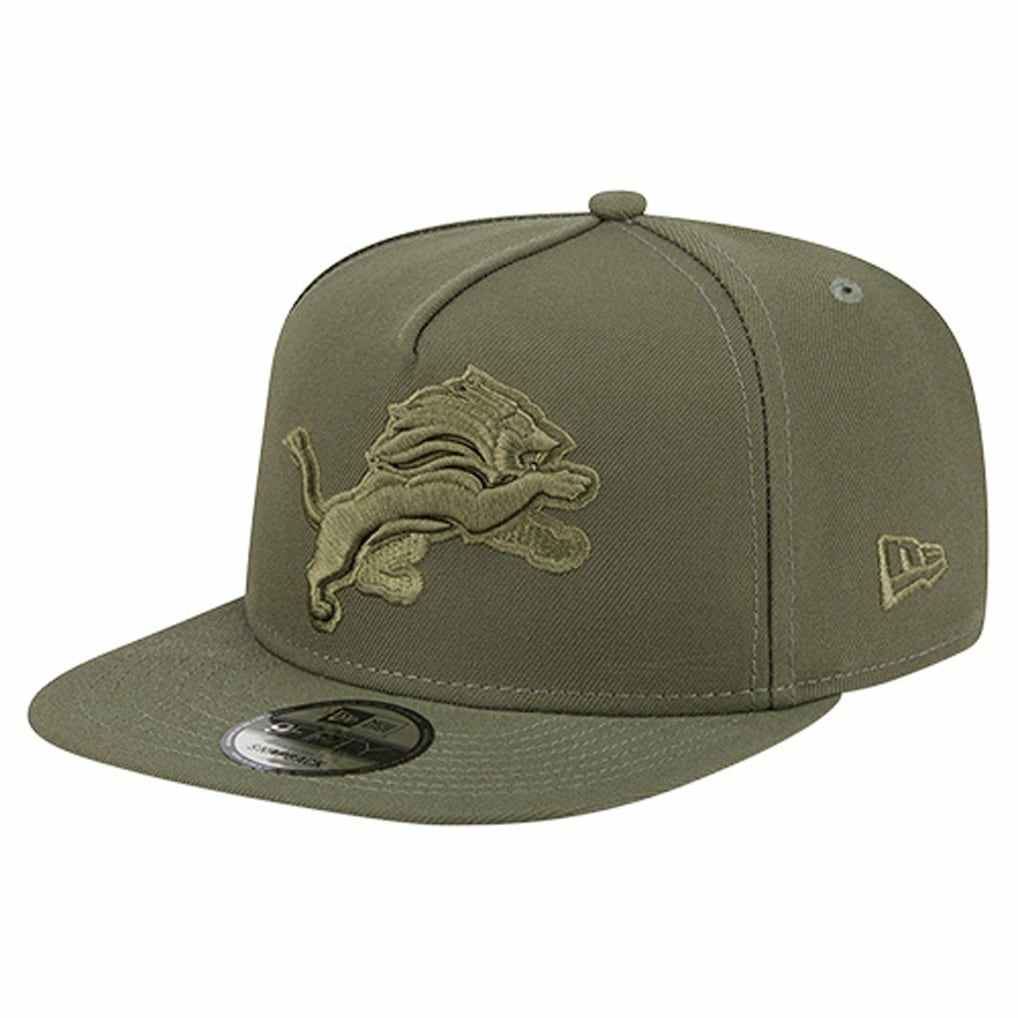 Detroit Lions New Era Youth Color Pack A-Frame 9FIFTY Snapback Hat - Olive online