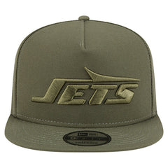 New York Jets New Era Youth Color Pack A-Frame 9FIFTY Snapback Hat - Olive discount