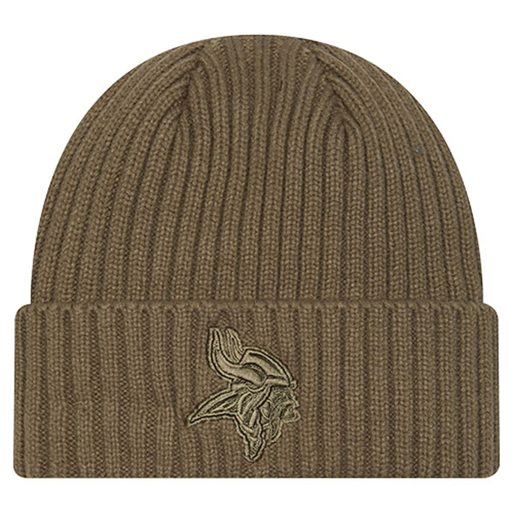 Minnesota Vikings New Era Youth Color Pack Cuffed Knit Hat - Olive for sale