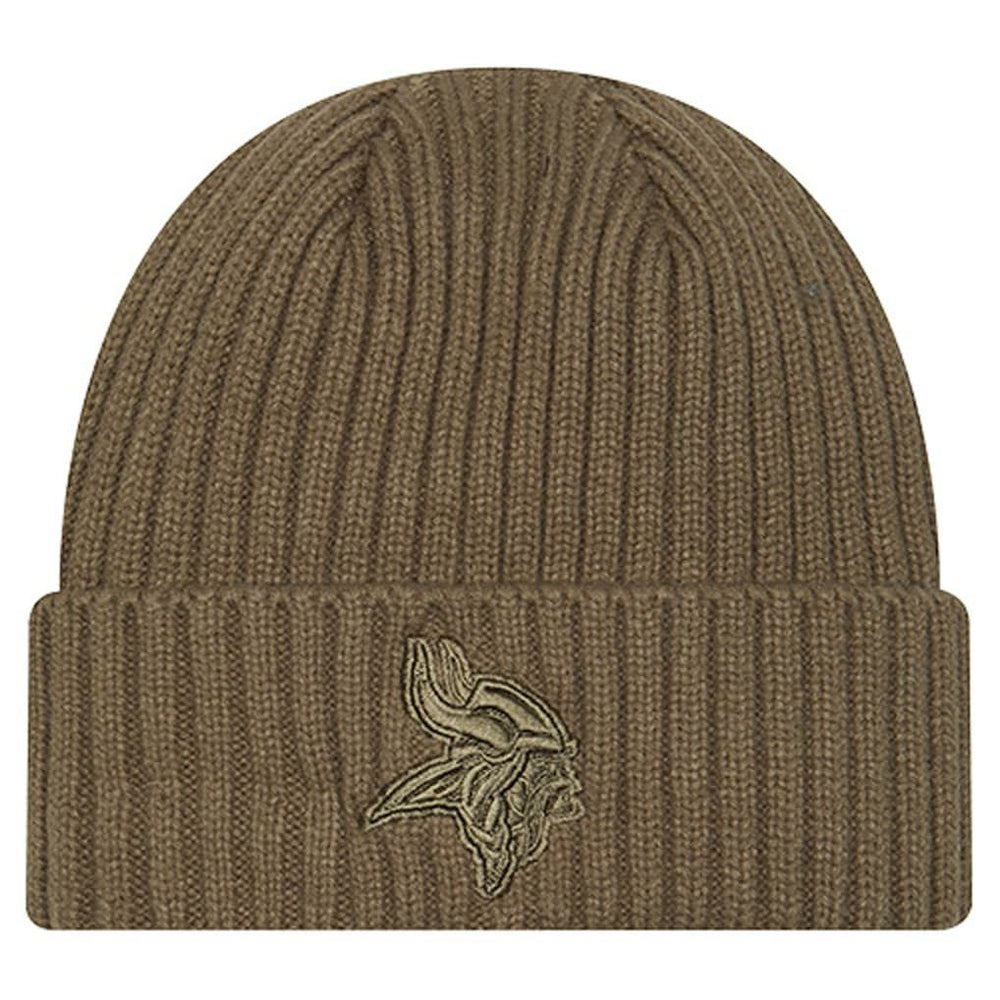 Minnesota Vikings New Era Youth Color Pack Cuffed Knit Hat - Olive for sale