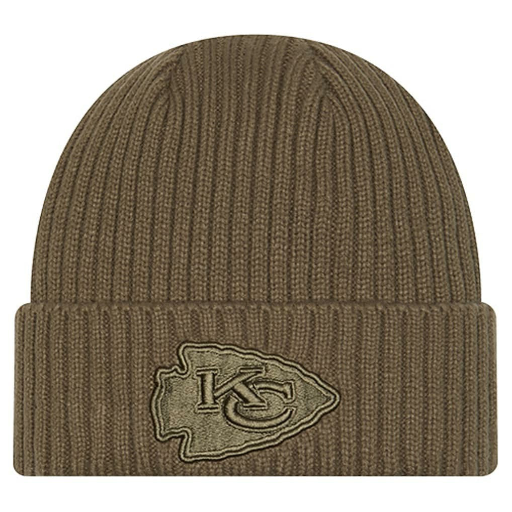 Kansas City Chiefs New Era Youth Color Pack Cuffed Knit Hat - Olive discount