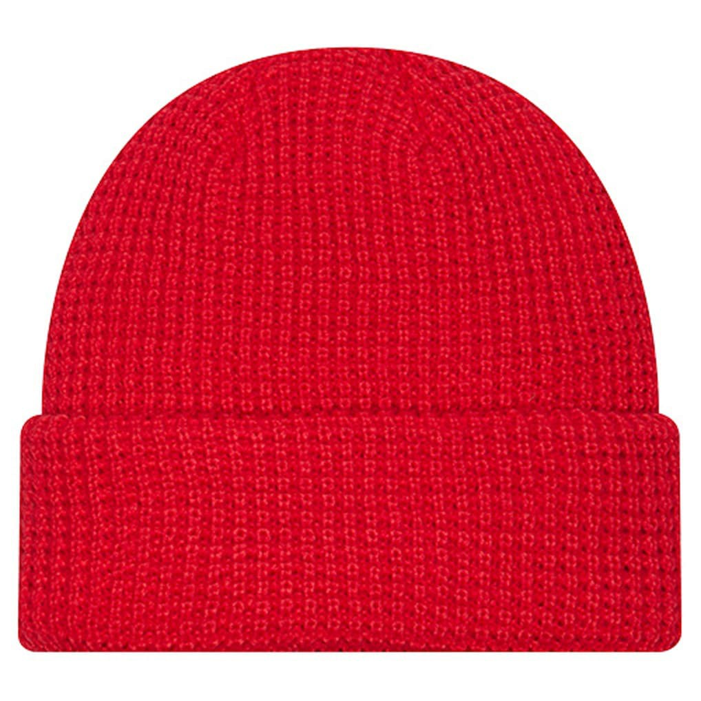 Kansas City Chiefs New Era Youth Waffle Cuffed Knit Hat - Red outlet