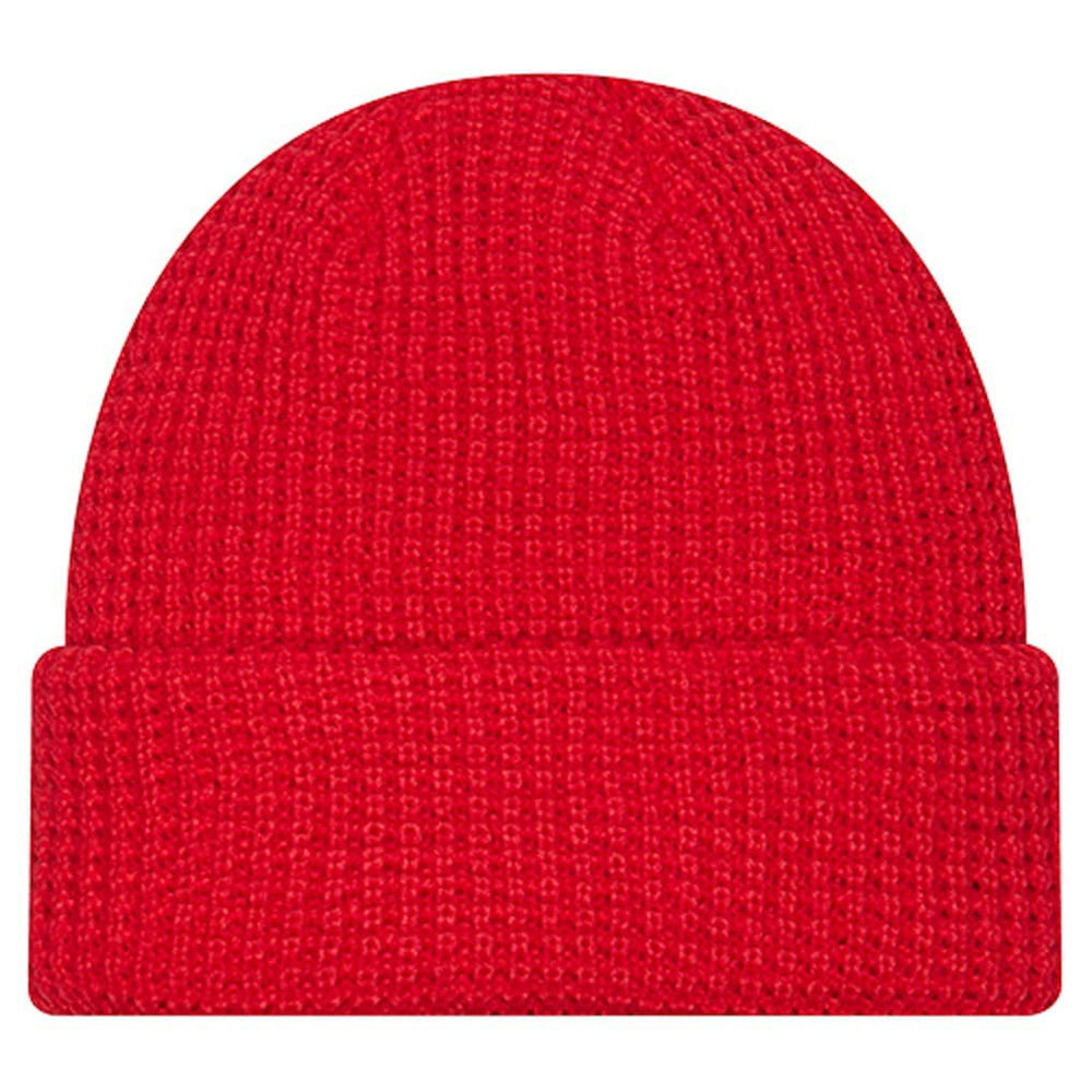Kansas City Chiefs New Era Youth Waffle Cuffed Knit Hat - Red outlet