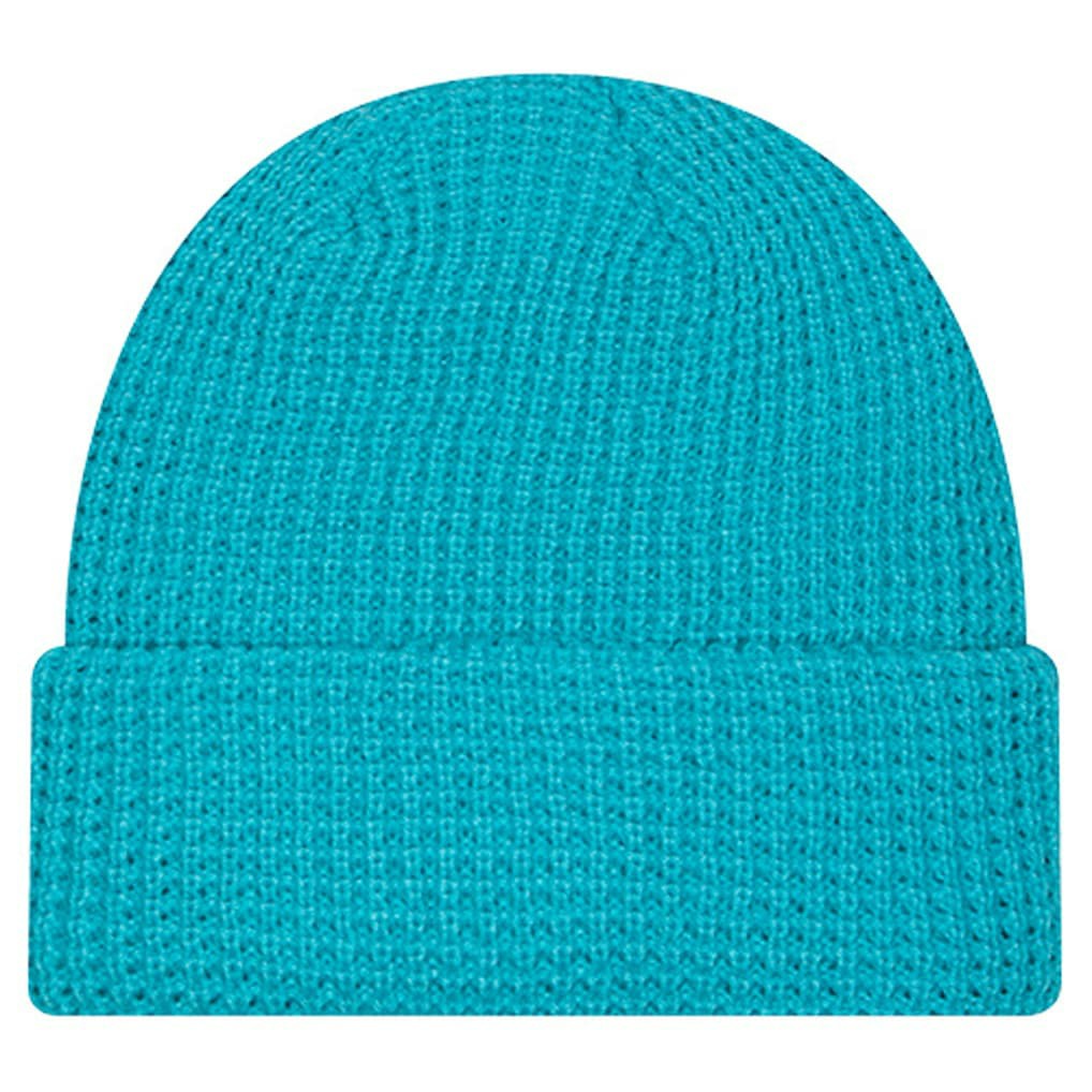 Miami Dolphins New Era Youth Waffle Cuffed Knit Hat - Aqua discount