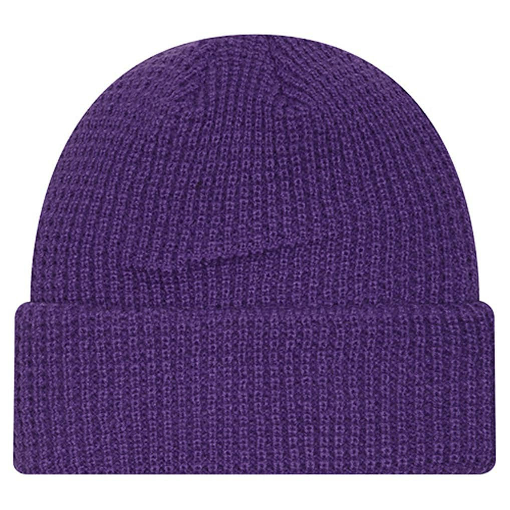 Minnesota Vikings New Era Youth Waffle Cuffed Knit Hat - Purple discount