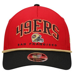 San Francisco 49ers New Era Preschool Arch COOLERA 9FORTY A-Frame M-Crown Adjustable Hat - Scarlet/Gold sale