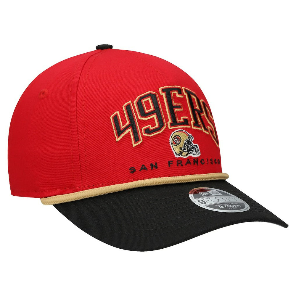 San Francisco 49ers New Era Preschool Arch COOLERA 9FORTY A-Frame M-Crown Adjustable Hat - Scarlet/Gold sale