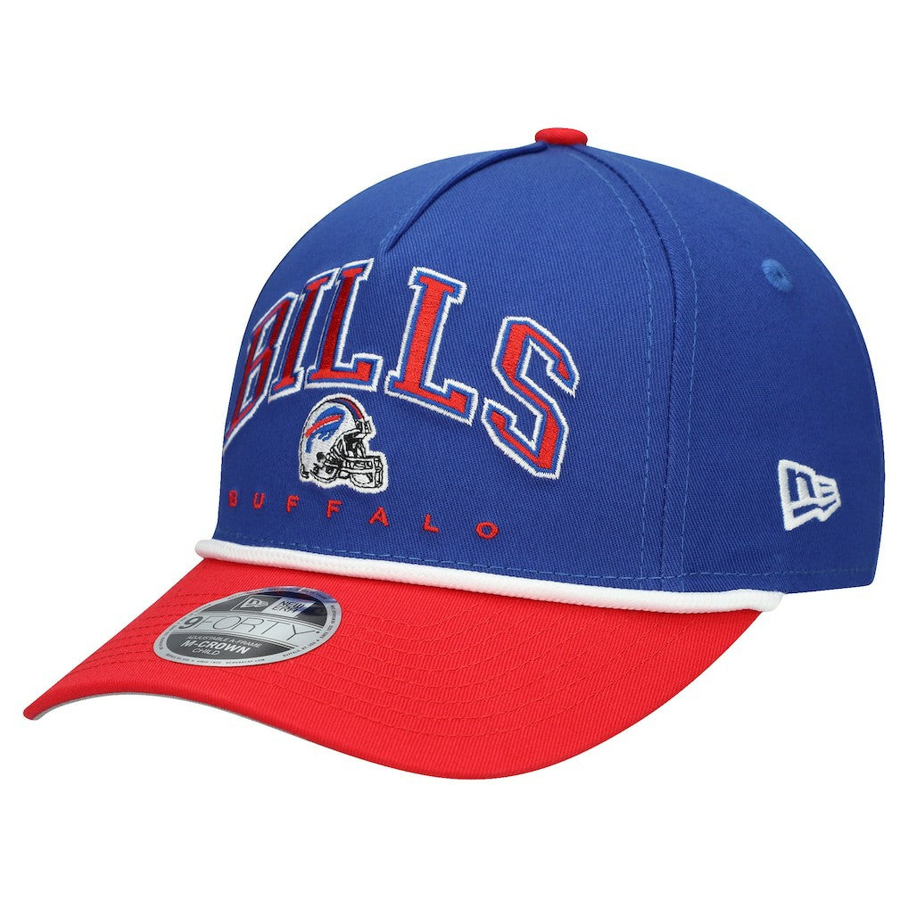 Buffalo Bills New Era Preschool Arch COOLERA 9FORTY A-Frame M-Crown Adjustable Hat - Royal/Red on sale