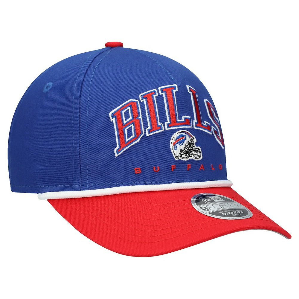 Buffalo Bills New Era Preschool Arch COOLERA 9FORTY A-Frame M-Crown Adjustable Hat - Royal/Red on sale