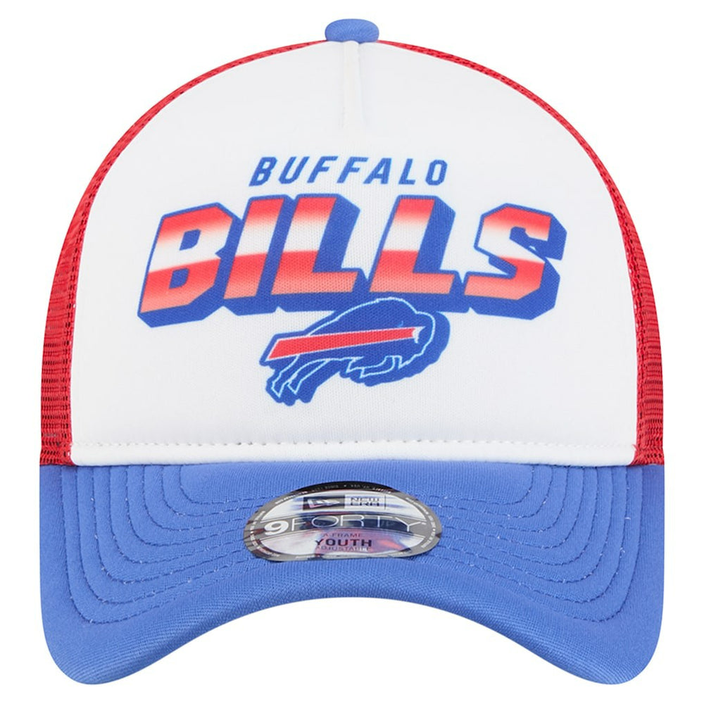 Buffalo Bills New Era Preschool 9FORTY A-Frame Adjustable Hat - White discount