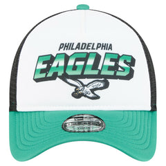 Philadelphia Eagles New Era Preschool 9FORTY A-Frame Adjustable Hat - White online