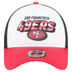 San Francisco 49ers New Era Preschool 9FORTY A-Frame Adjustable Hat - White for sale