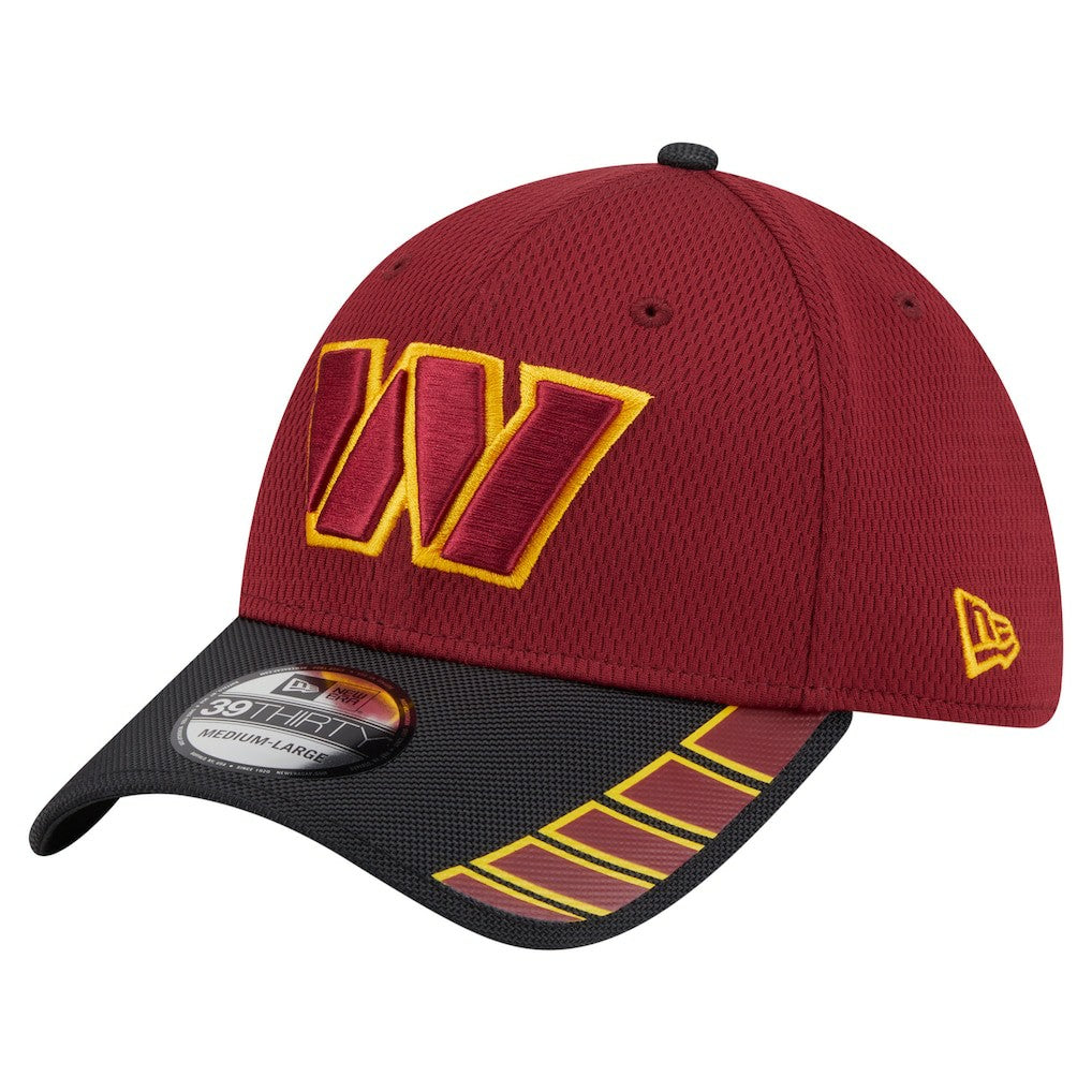 Washington Commanders New Era Visor Hit 39THIRTY Flex Hat - Burgundy for sale